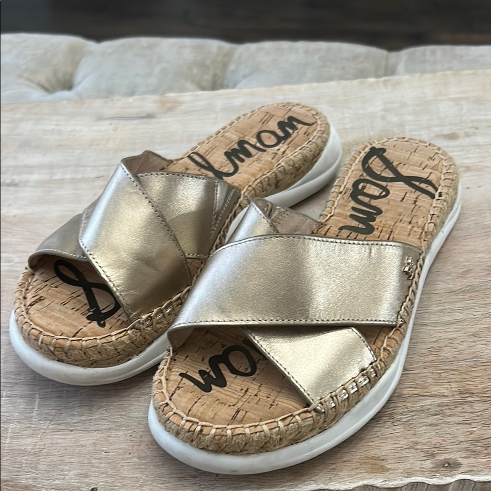 Sam Edelman‎ sandals gold color